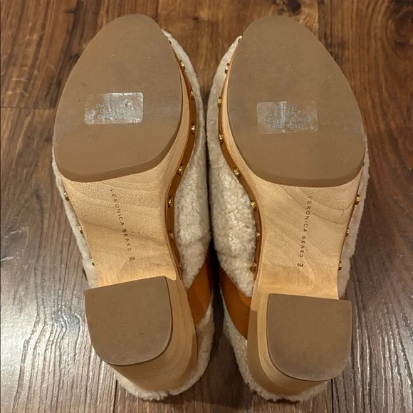 Veronica Beard Shearling and Leather Mules - Picture 10 of 10